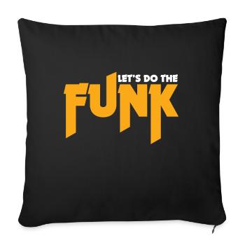 Funk Gift Music Concert Festival - Sofa pillowcase 17,3'' x 17,3'' (45 x 45 cm) - black - Front
