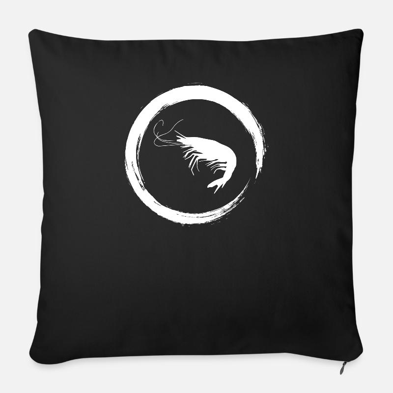 shrimp - Sofakissenbezug 45 x 45 cm - Schwarz