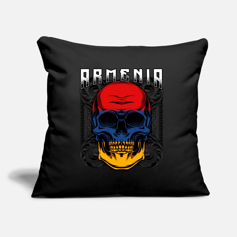 Armenian skull Yerevan Sevan gift idea Sofa pillowcase 17,3'' x 17,3'' (45 x 45 cm)