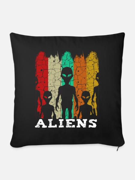 Alien - Sofakissenbezug 45 x 45 cm - Schwarz
