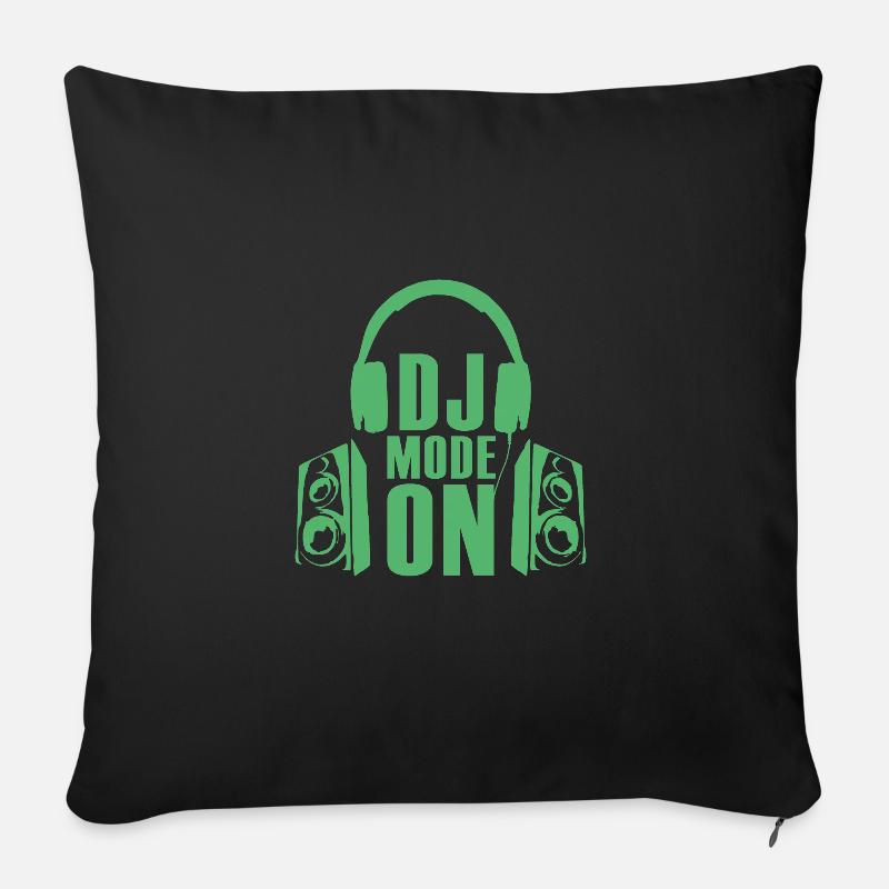Party DJ - Sofakissenbezug 45 x 45 cm - Schwarz