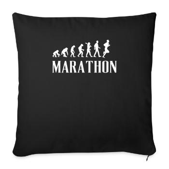 Marathon Evolution Present Idea - Sofakissenbezug 45 x 45 cm - Schwarz - Vorne
