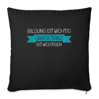 Gardetanz Fasching Karneval Schautanz Geschenk - Sofa pillowcase 17,3'' x 17,3'' (45 x 45 cm) - black - Front