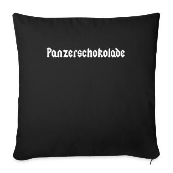 Chocolat blindé Crystal Meth Pervitin - Housse de coussin décorative 45 x 45 cm - noir - Devant