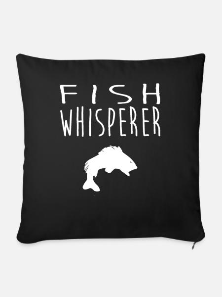 Fish Tee - Sofakissenbezug 45 x 45 cm - Schwarz