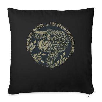 indolence - Housse de coussin décorative 45 x 45 cm - noir - Devant