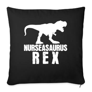 Nurse - Sofa pillowcase 17,3'' x 17,3'' (45 x 45 cm) - black - Front