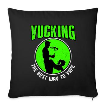 Vape - Sofakissenbezug 45 x 45 cm - Schwarz - Vorne