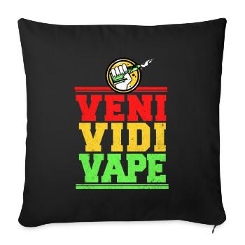 Vape - Sofakissenbezug 45 x 45 cm - Schwarz - Vorne