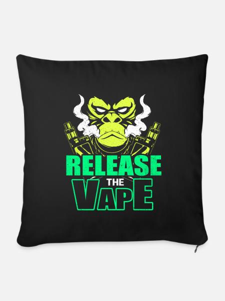 Vape - Sofakissenbezug 45 x 45 cm - Schwarz