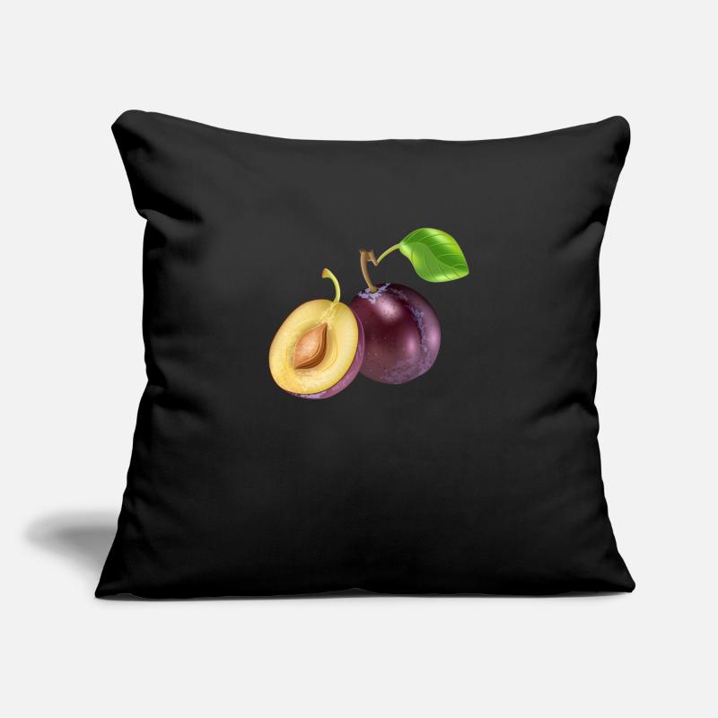 Prune prune image cadeau idée Housse de coussin décorative 45 x 45 cm