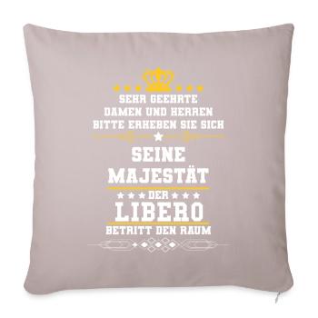 libero - Sofa pillowcase 17,3'' x 17,3'' (45 x 45 cm) - light taupe - Front