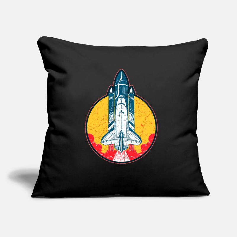 Navette spatiale Vaisseau spatial Space Galaxy Space Housse de coussin décorative 45 x 45 cm