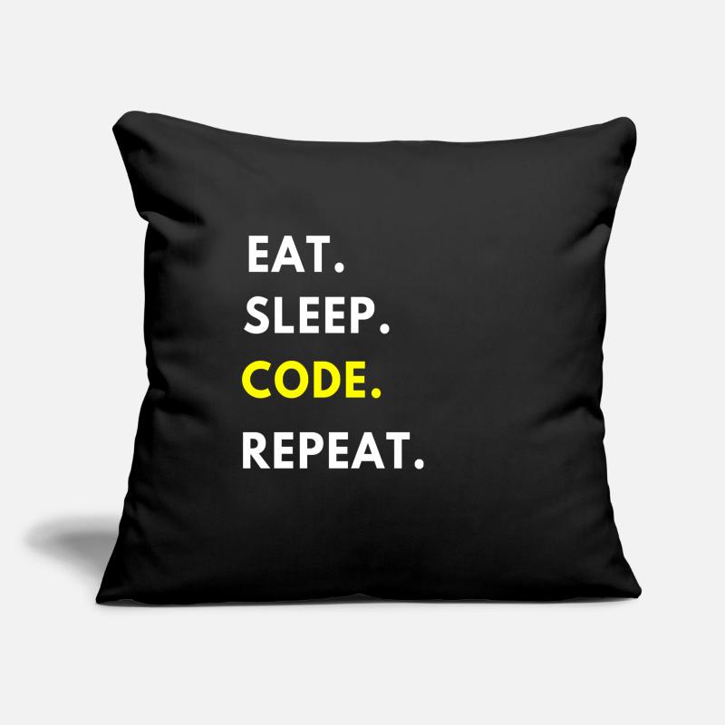 programmeur Housse de coussin décorative 45 x 45 cm