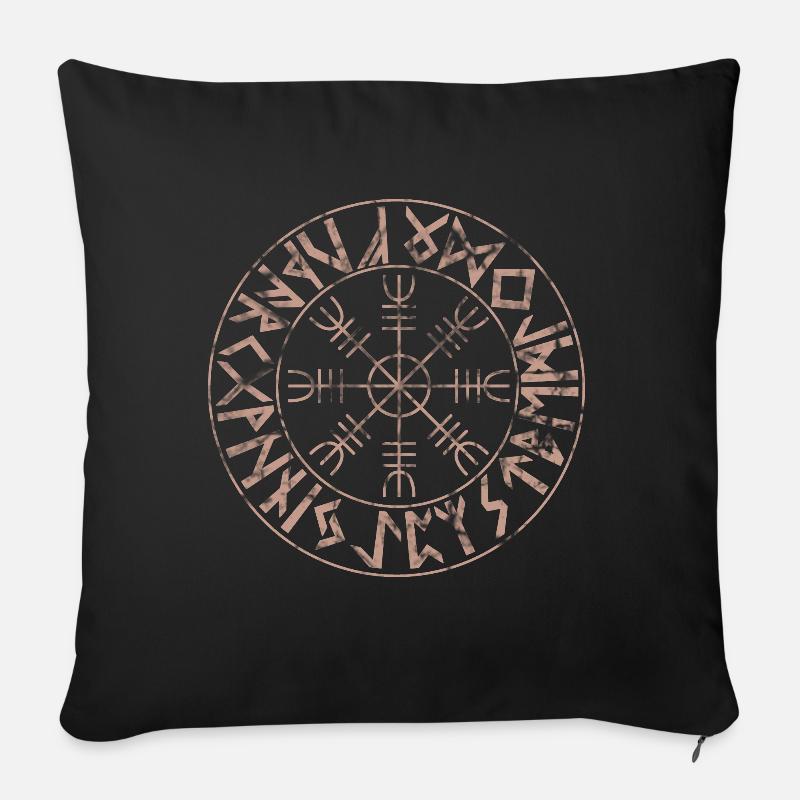 viking - Sofa pillowcase 17,3'' x 17,3'' (45 x 45 cm) - black
