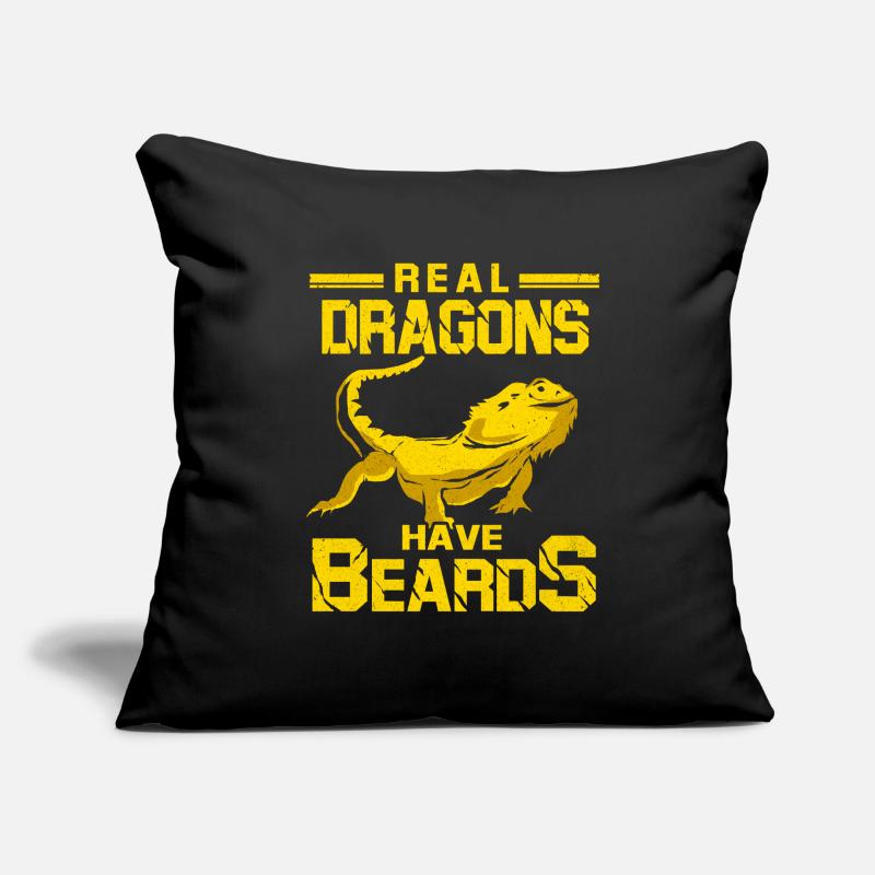 Bearded Dragon Sofa pillowcase 17,3'' x 17,3'' (45 x 45 cm)
