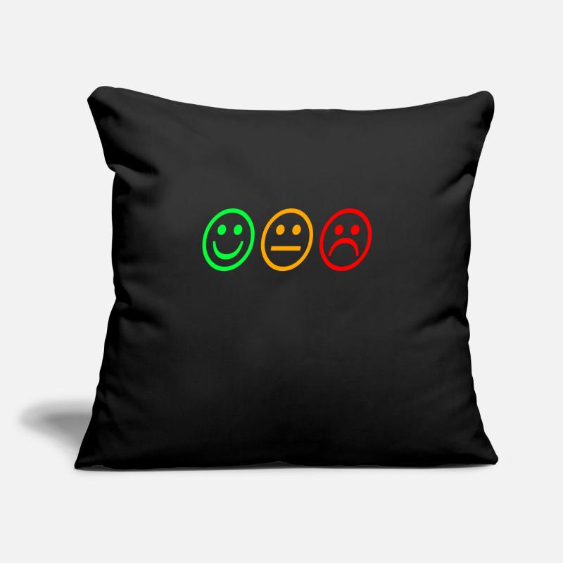 Three smilies Sofa pillowcase 17,3'' x 17,3'' (45 x 45 cm)