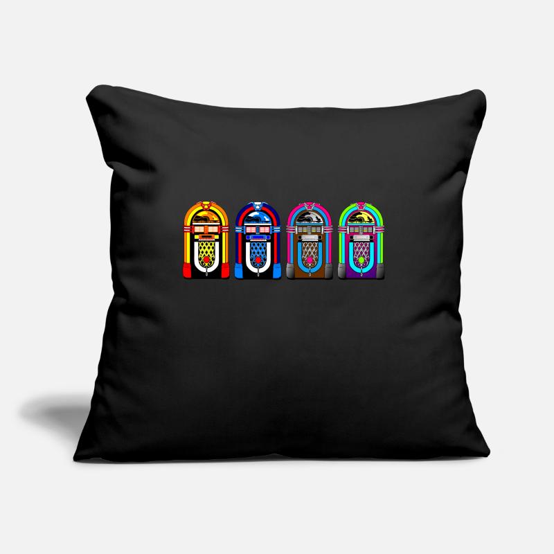 juke-box Housse de coussin décorative 45 x 45 cm