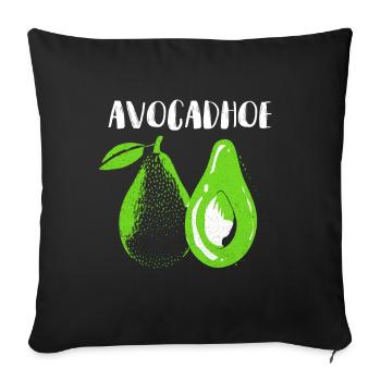Avocado - Housse de coussin décorative 45 x 45 cm - noir - Devant