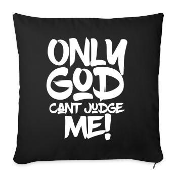 Hip hop - Housse de coussin décorative 45 x 45 cm - noir - Devant