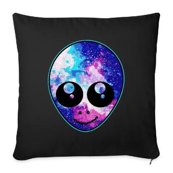 Aliens - Housse de coussin décorative 45 x 45 cm - noir - Devant