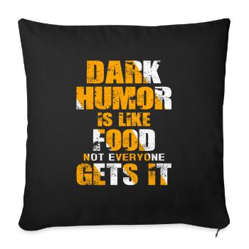 Communisme - Housse de coussin décorative 45 x 45 cm - noir - Devant