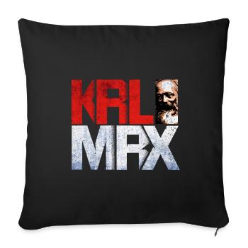 Communism - Sofa pillowcase 17,3'' x 17,3'' (45 x 45 cm) - black - Front