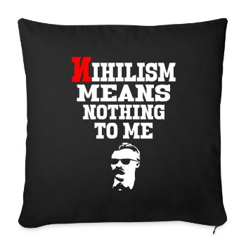 Communism Lenin Marx Class Struggle Social - Sofa pillowcase 17,3'' x 17,3'' (45 x 45 cm) - black - Front