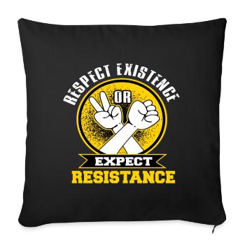 Communism Lenin Marx Class Struggle Social - Sofa pillowcase 17,3'' x 17,3'' (45 x 45 cm) - black - Front