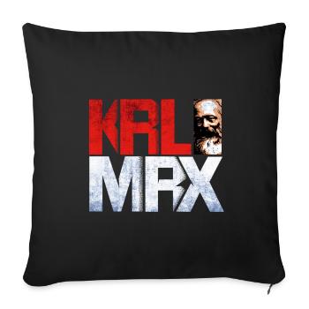 Communism Lenin Marx Class Struggle Social - Sofa pillowcase 17,3'' x 17,3'' (45 x 45 cm) - black - Front