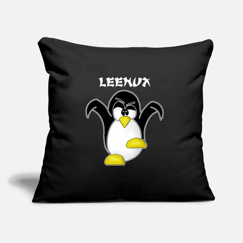 Linux Computer Nerd Geek Informatik Admin Geschenk Sofakissenbezug 45 x 45 cm