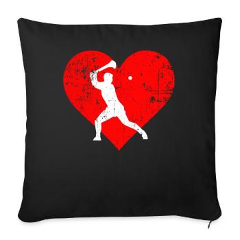 I LOVE HURLING - Sofakissenbezug 45 x 45 cm - Schwarz - Vorne