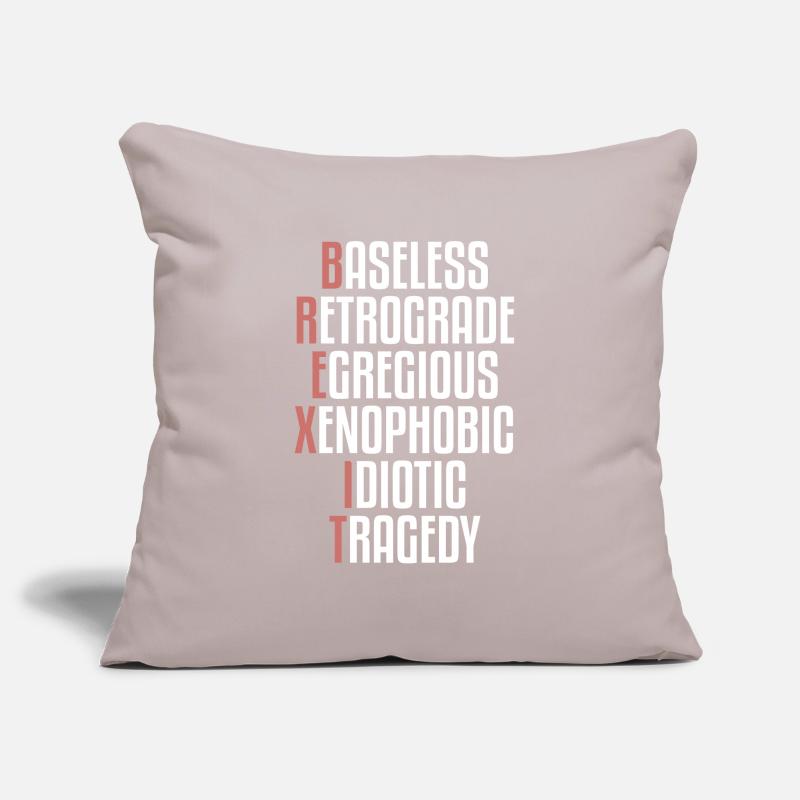 Brexit, British Exit, EU exit, referendum Sofa pillowcase 17,3'' x 17,3'' (45 x 45 cm)