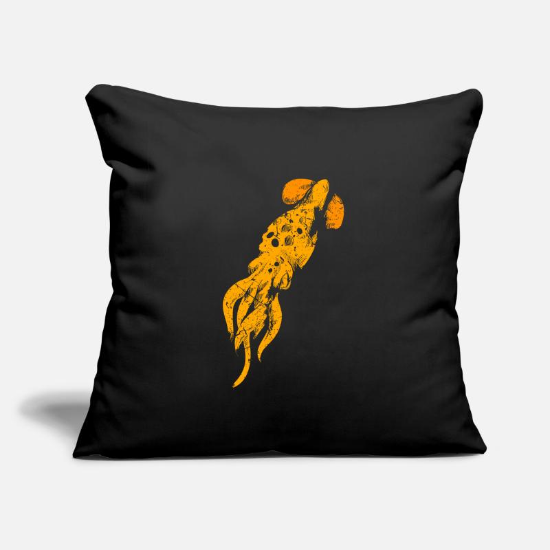 Cadeau cool pour créature de calmar géant Housse de coussin décorative 45 x 45 cm