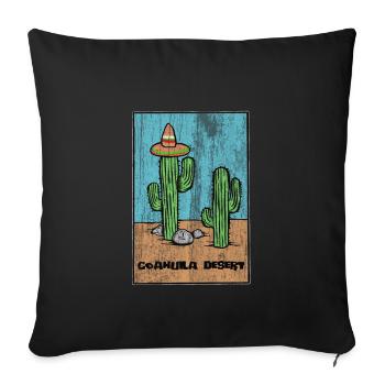 Mexique Pays Amérique du Sud - Housse de coussin décorative 45 x 45 cm - noir - Devant