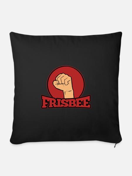 Frisbee - Sofakissenbezug 45 x 45 cm - Schwarz