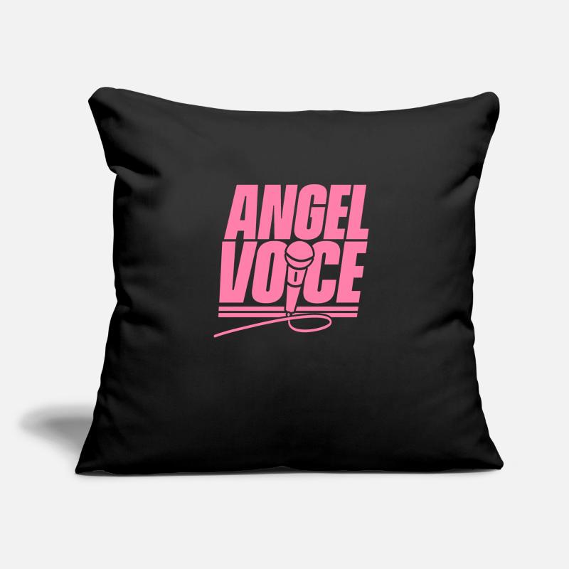 Chanteuse chanteuse chanteuse Housse de coussin décorative 45 x 45 cm
