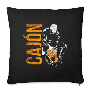 cajón - Sofa pillowcase 17,3'' x 17,3'' (45 x 45 cm) - black - Front