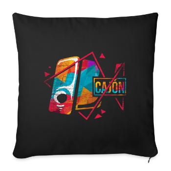cajón - Sofa pillowcase 17,3'' x 17,3'' (45 x 45 cm) - black - Front