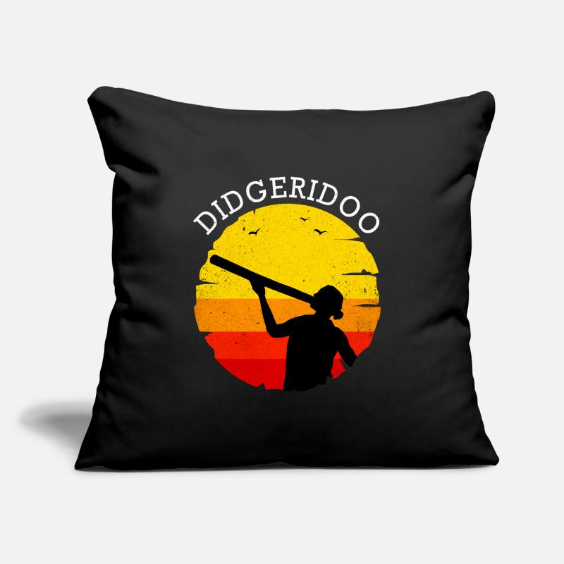 Didgeridoo Sofakissenbezug 45 x 45 cm