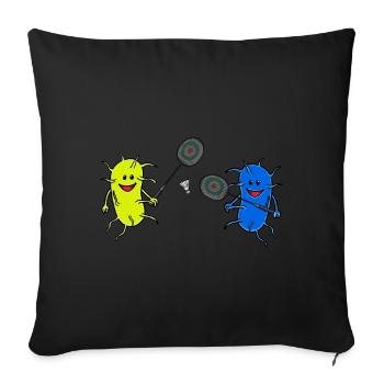 Tennis Tennis Game Sportsman Tennis Match Sport - Sofa pillowcase 17,3'' x 17,3'' (45 x 45 cm) - black - Front