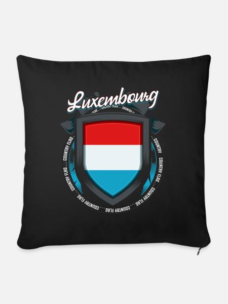 Luxemburg - Sofakissenbezug 45 x 45 cm - Schwarz