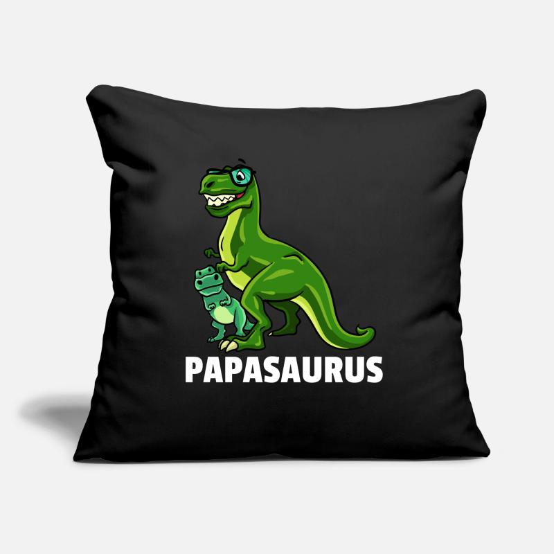 Dinosaurier Dino T-Rex Papa Vater Papi Geschenk Sofakissenbezug 45 x 45 cm