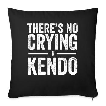 Kendo - Sofa pillowcase 17,3'' x 17,3'' (45 x 45 cm) - black - Front