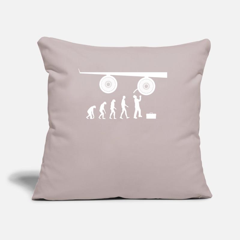 Engine mechanic airplane technician gift Sofa pillowcase 17,3'' x 17,3'' (45 x 45 cm)