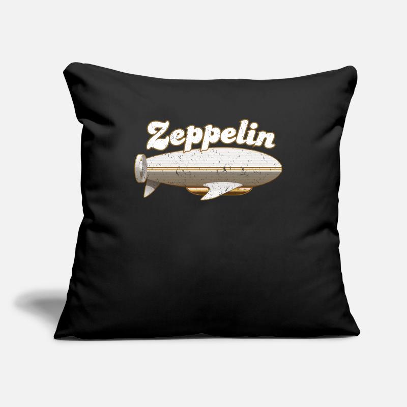Zeppelin et dirigeable Housse de coussin décorative 45 x 45 cm