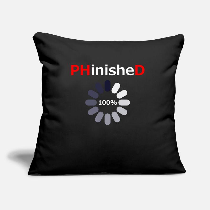 PHD Loading Doctor Graduation Sofa pillowcase 17,3'' x 17,3'' (45 x 45 cm)