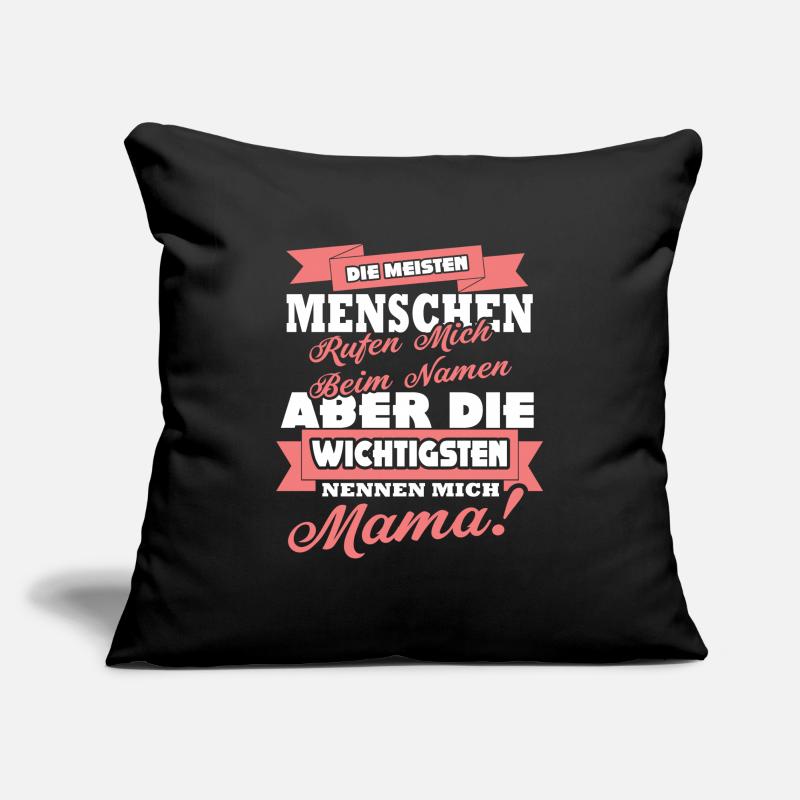 Mama Mutter Mami und Oma Geschenkidee zu Muttertag Sofakissenbezug 45 x 45 cm