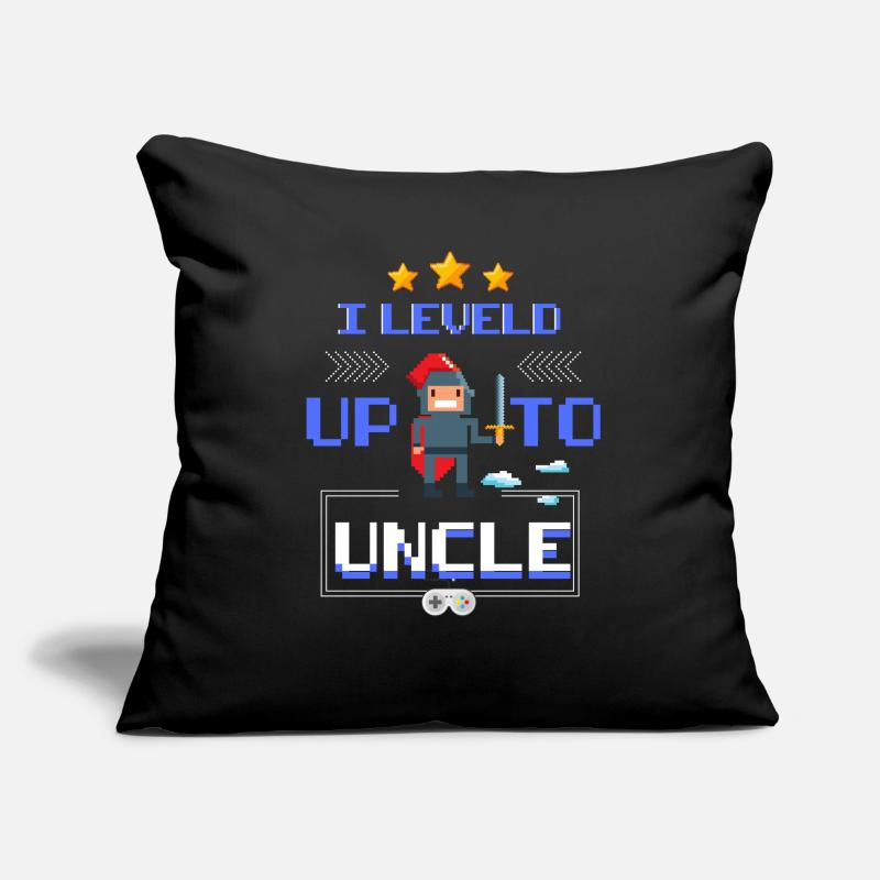 I leveld up to Uncle - I will uncle gift Sofa pillowcase 17,3'' x 17,3'' (45 x 45 cm)