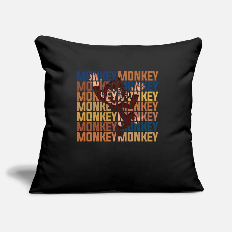 MONKEY MONKEY MONKEY MONKEY Sofa pillowcase 17,3'' x 17,3'' (45 x 45 cm)
